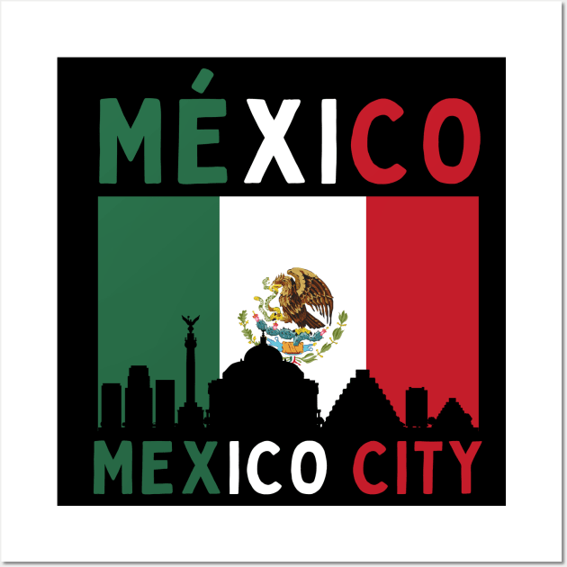 Mexico City Wall Art by footballomatic